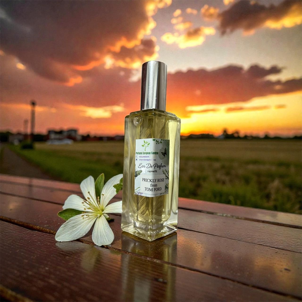 tall yellow perfume