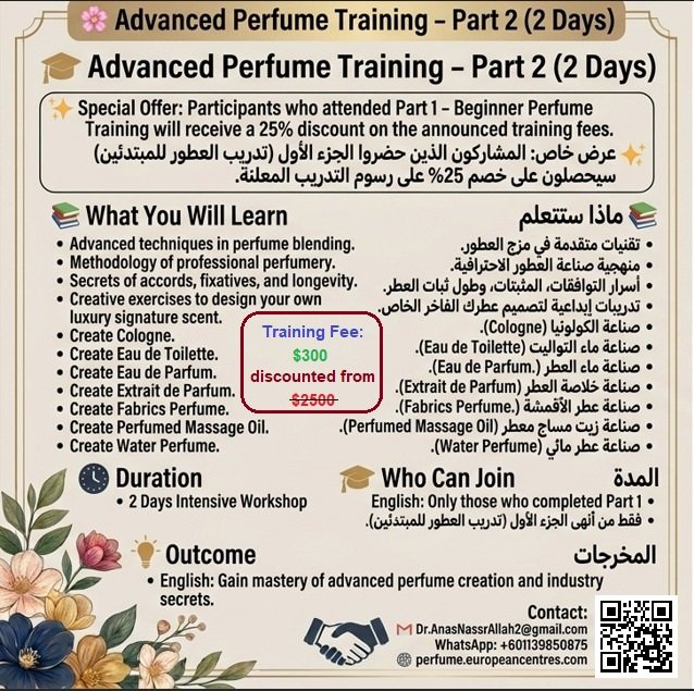 Advanced Perfume Training Part 2
